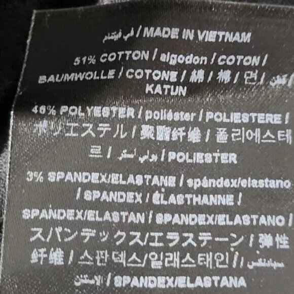 2/$50 Guess Brea Brocade Black Sleeveless Mini Dress Size M | Elegant & Chic - Picture 6 of 8